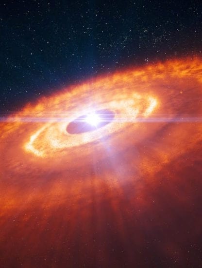 ALMA HL étoile wallpaper planète création
