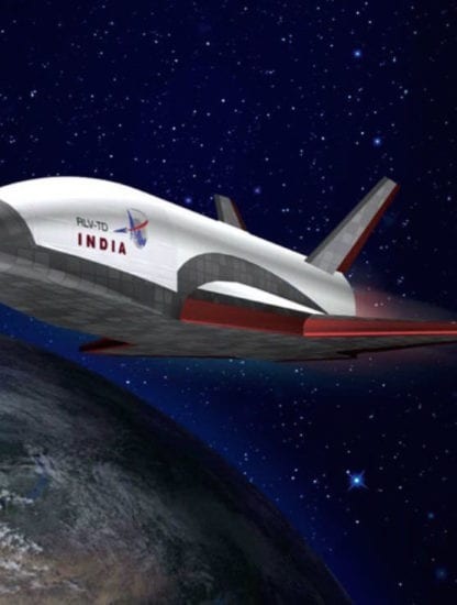 isro space shuttle rendu prototype