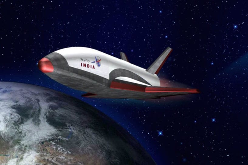isro space shuttle rendu prototype
