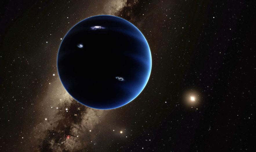 planet 9 vue artiste artistique x neuvième structure apparence