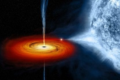quasar trou noir trous noirs supermassif espace disque accrétion univers géant
