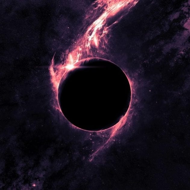 trou noir supermassif trou noir espace gravité masse déformation
