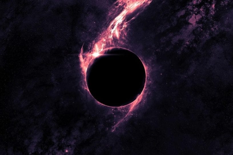 trou noir supermassif trou noir espace gravité masse déformation