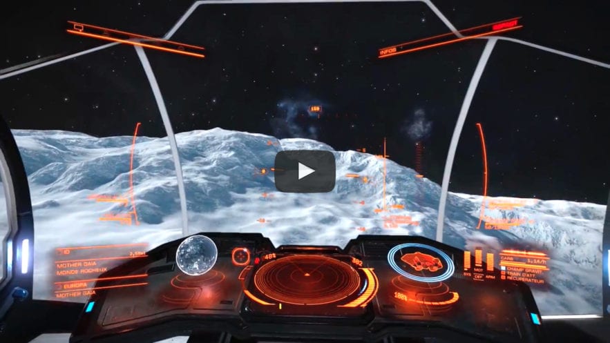 elite dangerous voyage virtuel europe jupiter rover surface planet planète