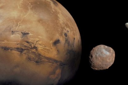 mars satellites naturels impact naissance