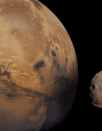 mars satellites naturels impact naissance