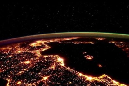 terre espace satellite vue du ciel nasa nuit espace système solaire planète tellurique