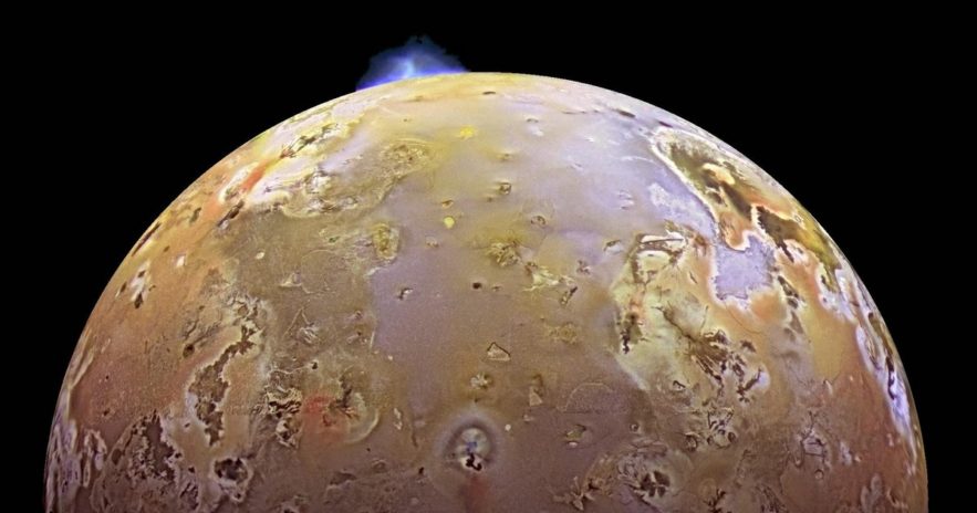 atmosphère volcanique gel io jupiter
