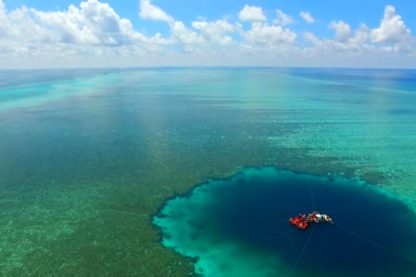 trou bleu du dragon chine sud mer sous marin