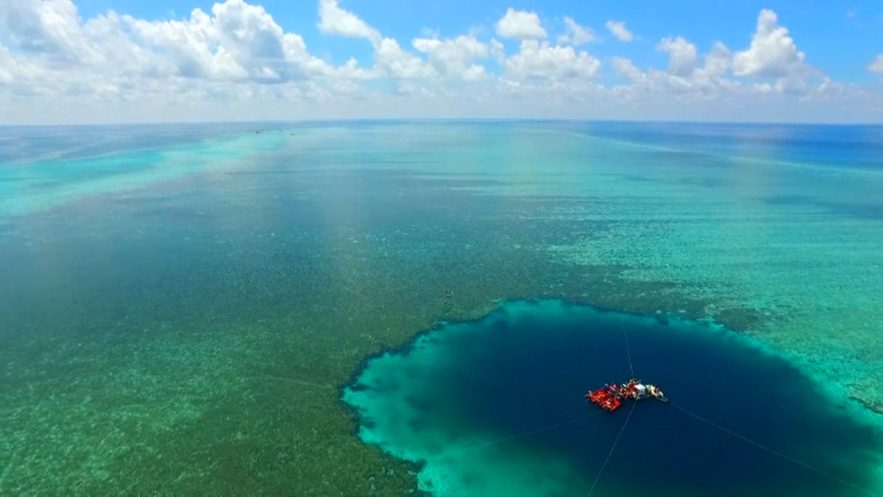 trou bleu du dragon chine sud mer sous marin
