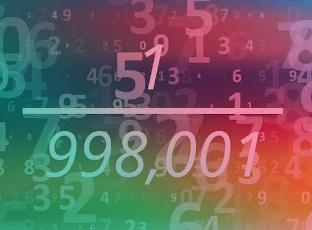 1 division 998001 étrange mathematiques etonnant
