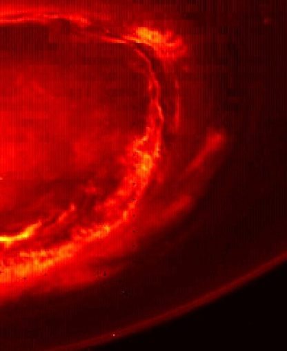 Pôle sud Jupiter poles planète Juno nasa australe