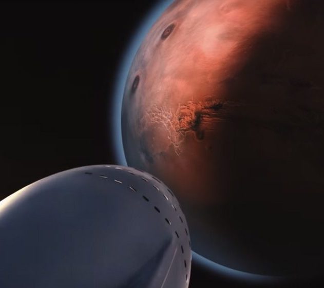 spacex colonisation mars elon musk ITS interplanetaire transport systeme
