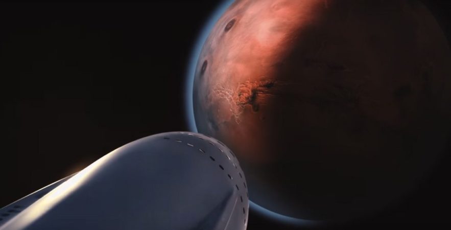 spacex colonisation mars elon musk ITS interplanetaire transport systeme