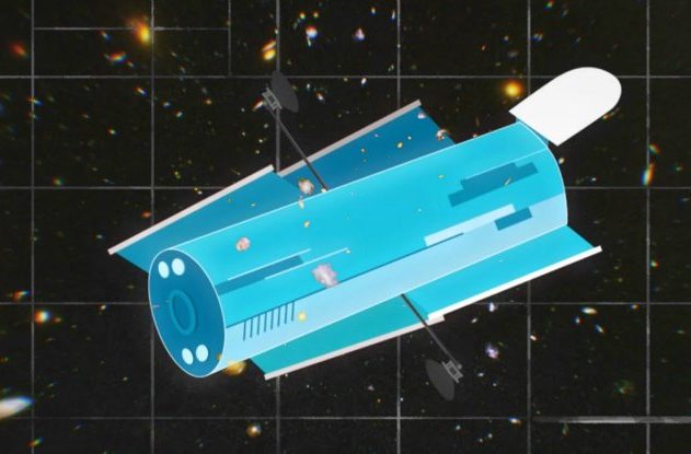hubble deep field champ profond telescope spatial