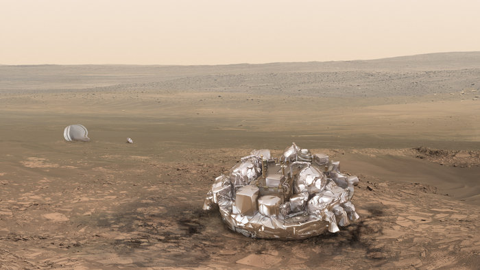 exo mars schiaparelli sur mars