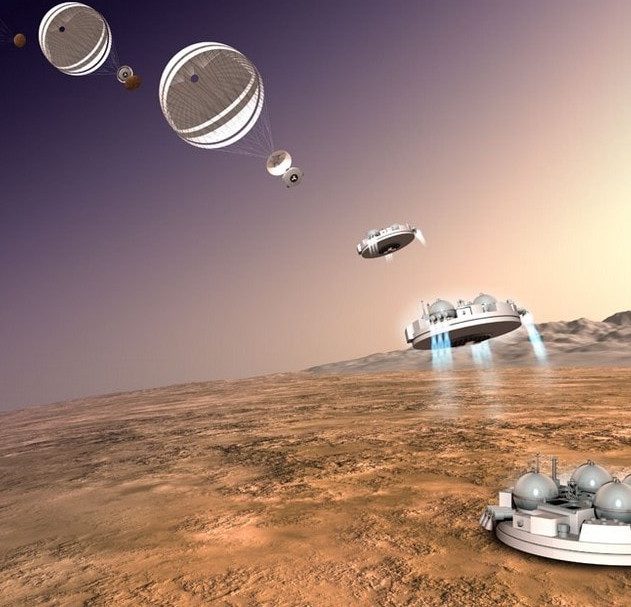 atterrissage schiaparelli mars esa roscosmos