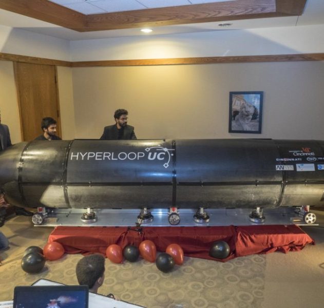 hyperloop université cincinnati lévitation magnétique