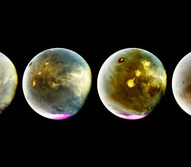 nasa maven mars nouvelles images nuages