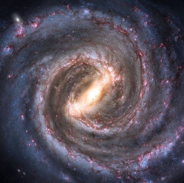 voie lactée bras en spirale