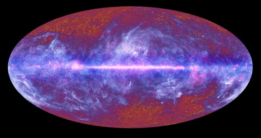 fond diffus cosmologique vitesse de la lumière satellite planck