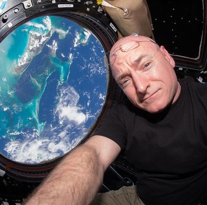 astronaute iss américan vision