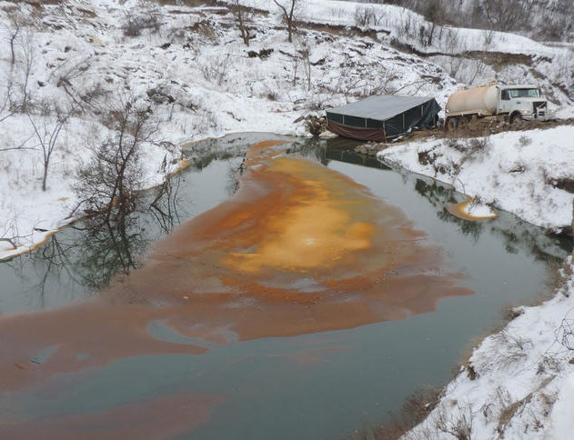 fuite massive pétrole