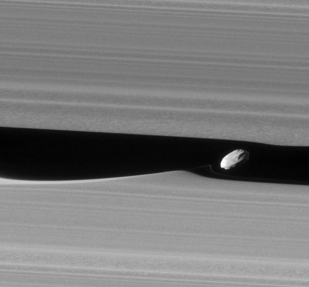 cassini saturne anneau a division keeler daphnis satellite naturel
