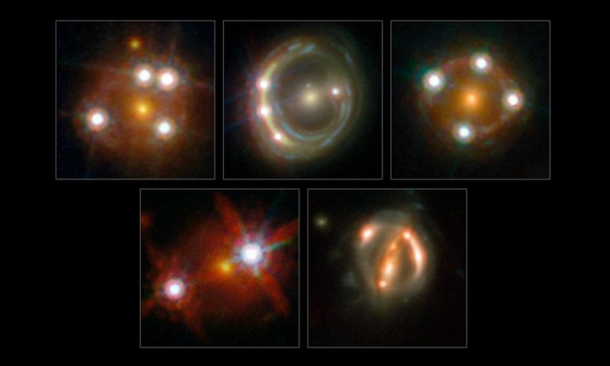constante hubble lentilles gravitationnelles quasar