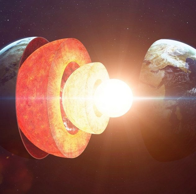 entrailles de la planète coeur