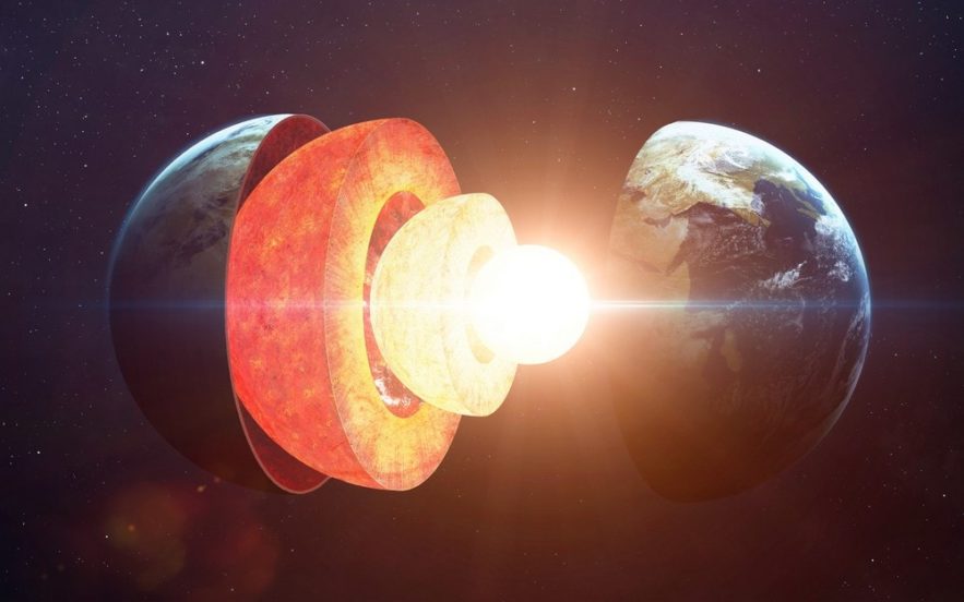 entrailles de la planète coeur