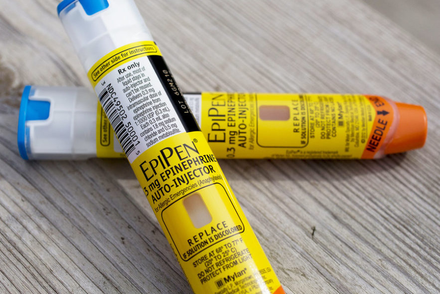 epipen injection epinéphrine