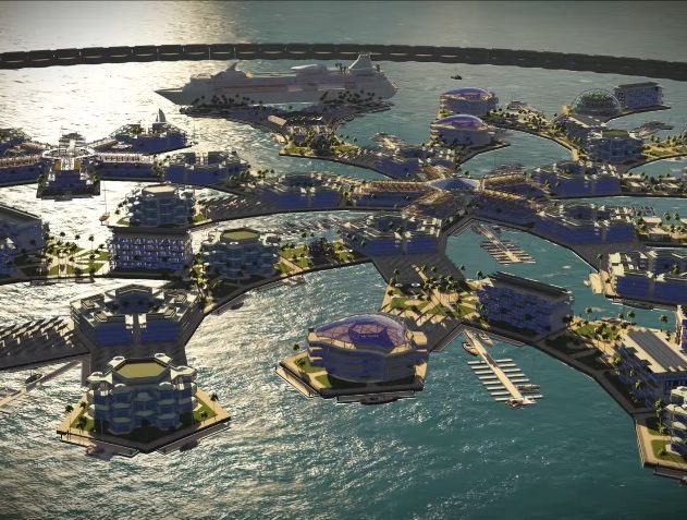 ile ville flottanteSeasteading Institute titre