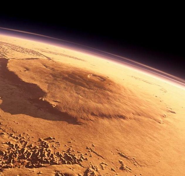 Mars olympus mons planète rouge volcan