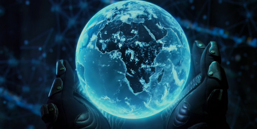 hologramme terre prometheus