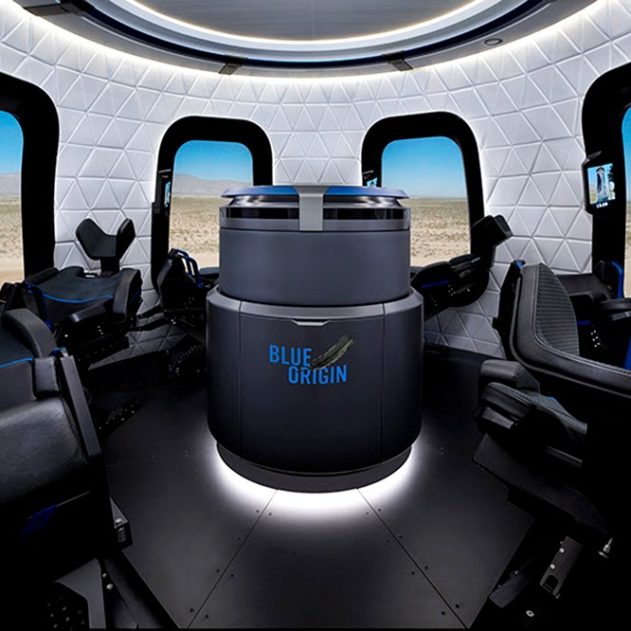 Blue Origin capsule new shepard fusée