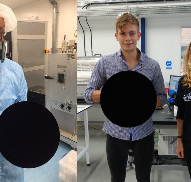 Surrey Nano Systems vantablack spray noir bidimensionnel tridimensionnel