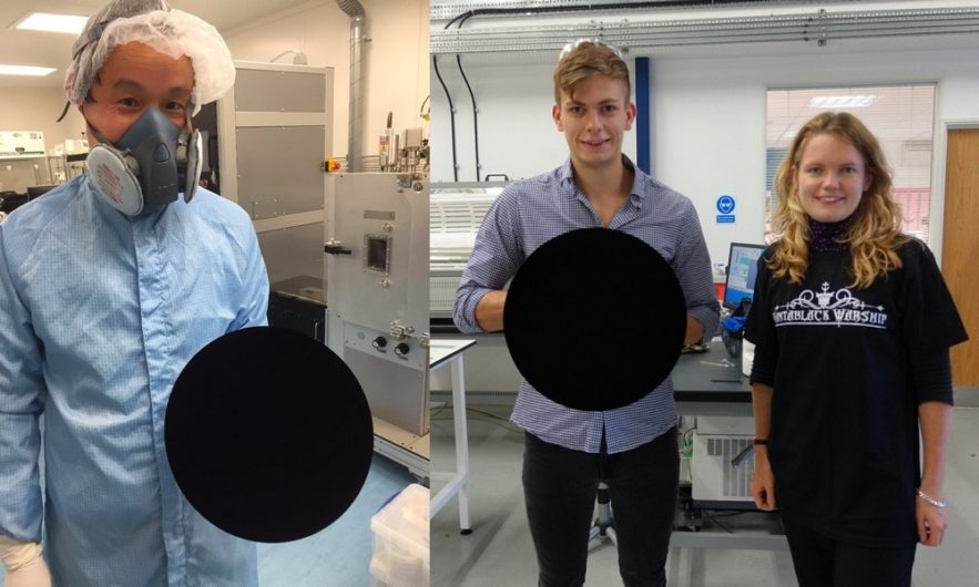 Surrey Nano Systems vantablack spray noir bidimensionnel tridimensionnel