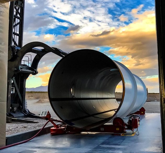 hyperloop tube one construction transport rapide révolutionnaire
