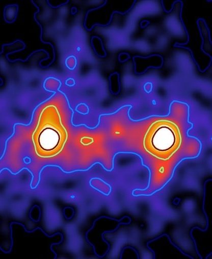 filaments de matière noire galaxie titre