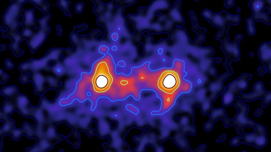 filaments de matière noire galaxie titre