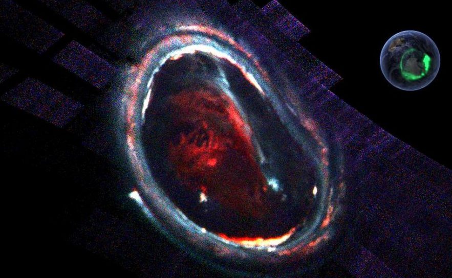 aurore jupiter spectrographe