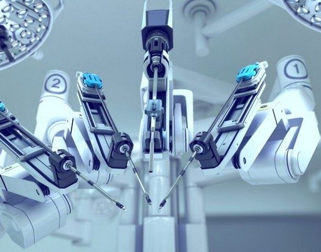 robot chirurgie medecine operation cerveau découpe foreuse