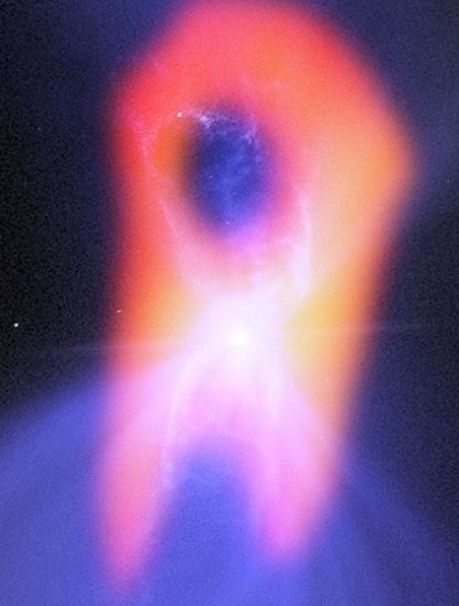 nebuleuse boomerang étoile naine géante rouge jaune ALMA telescope Chili temperature extreme titre
