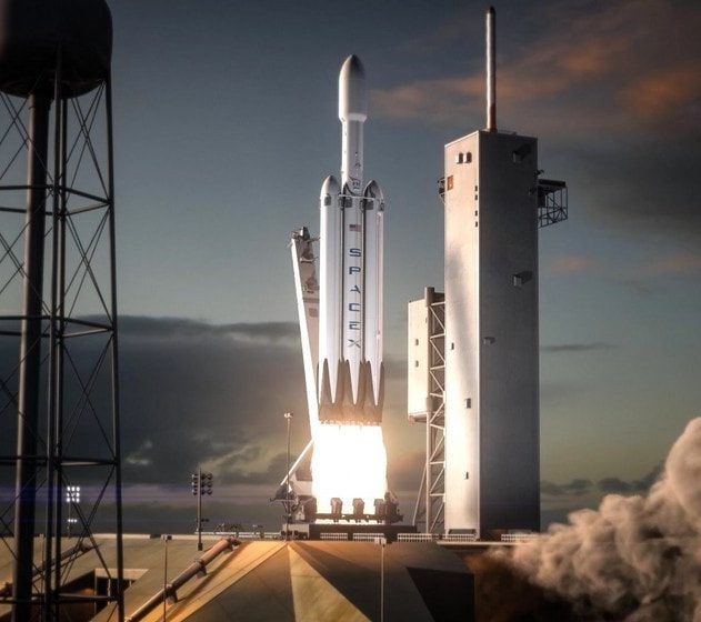 falcon heavy space x elon musk lanceur lourd