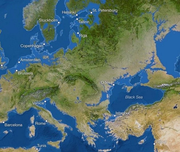 fonte glace europe terre modification