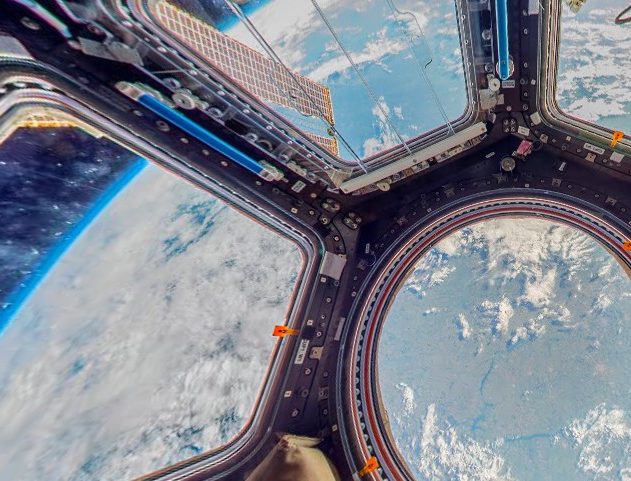 observer google street view station spatiale internationale ISS thomas pesquet espace cabine