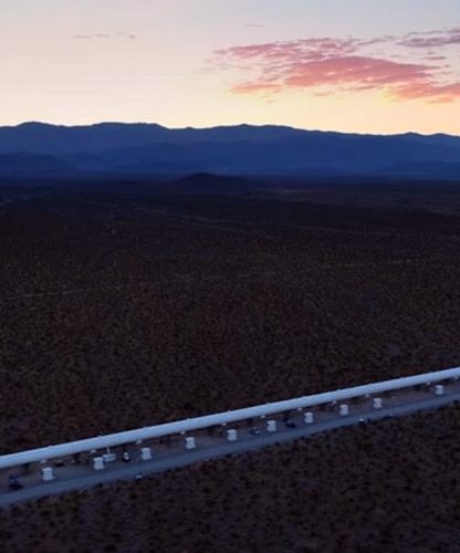hyperloop one elon musk sustantation magnétique