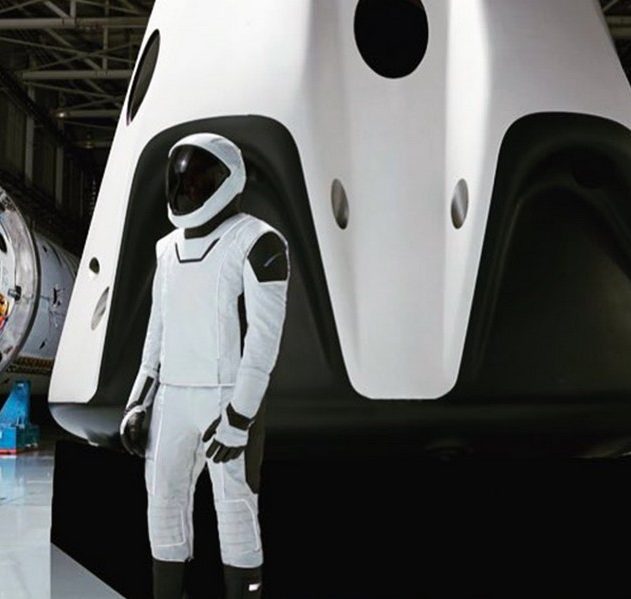 spacex combinaison spatiale pressurisee