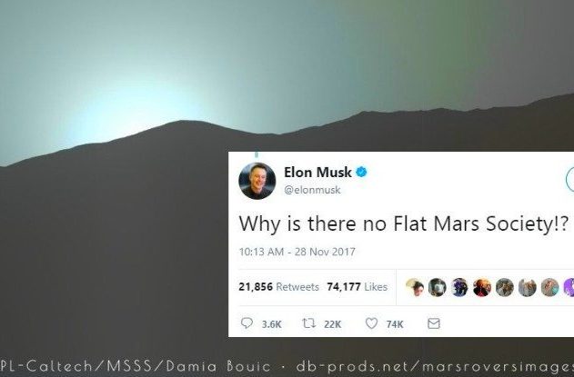 elon musk platiste terre plate sphérique conspiration